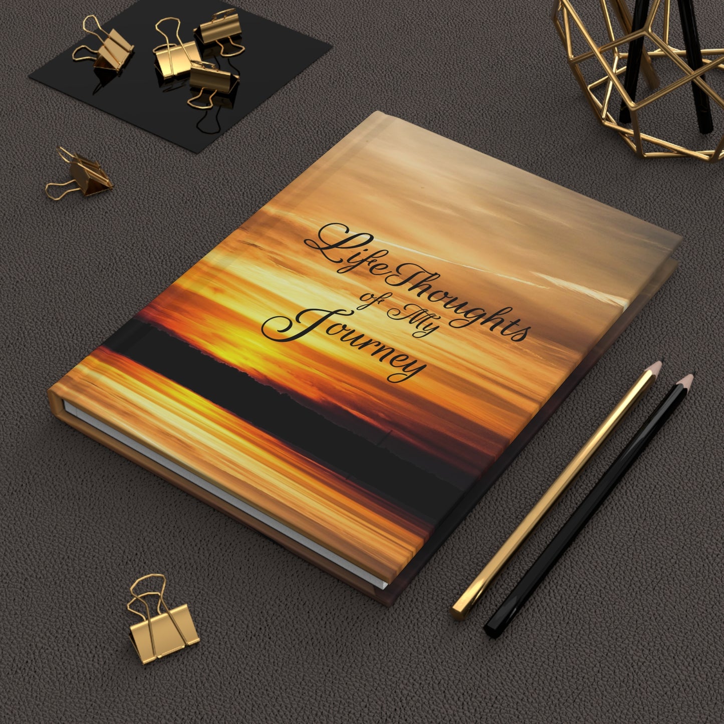 LifeThoughts of My Journey Sunset Glory Journal