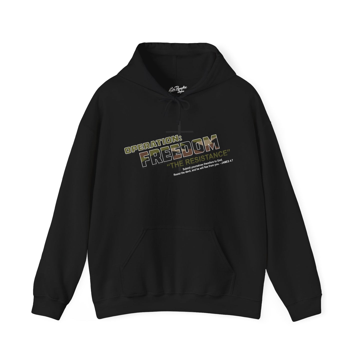 Operation FREEDOM RESISTANCE James 4:7 UNISEX Hoodie