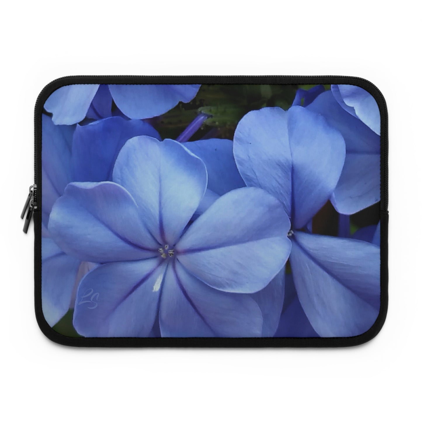 Blue Floral Laptop Sleeve
