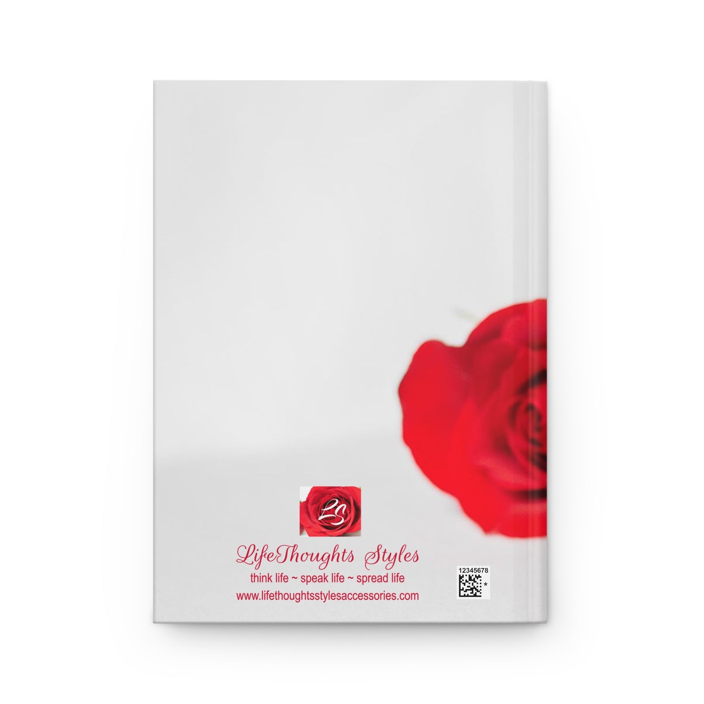 LoveNotes Red Rose Floral Journal