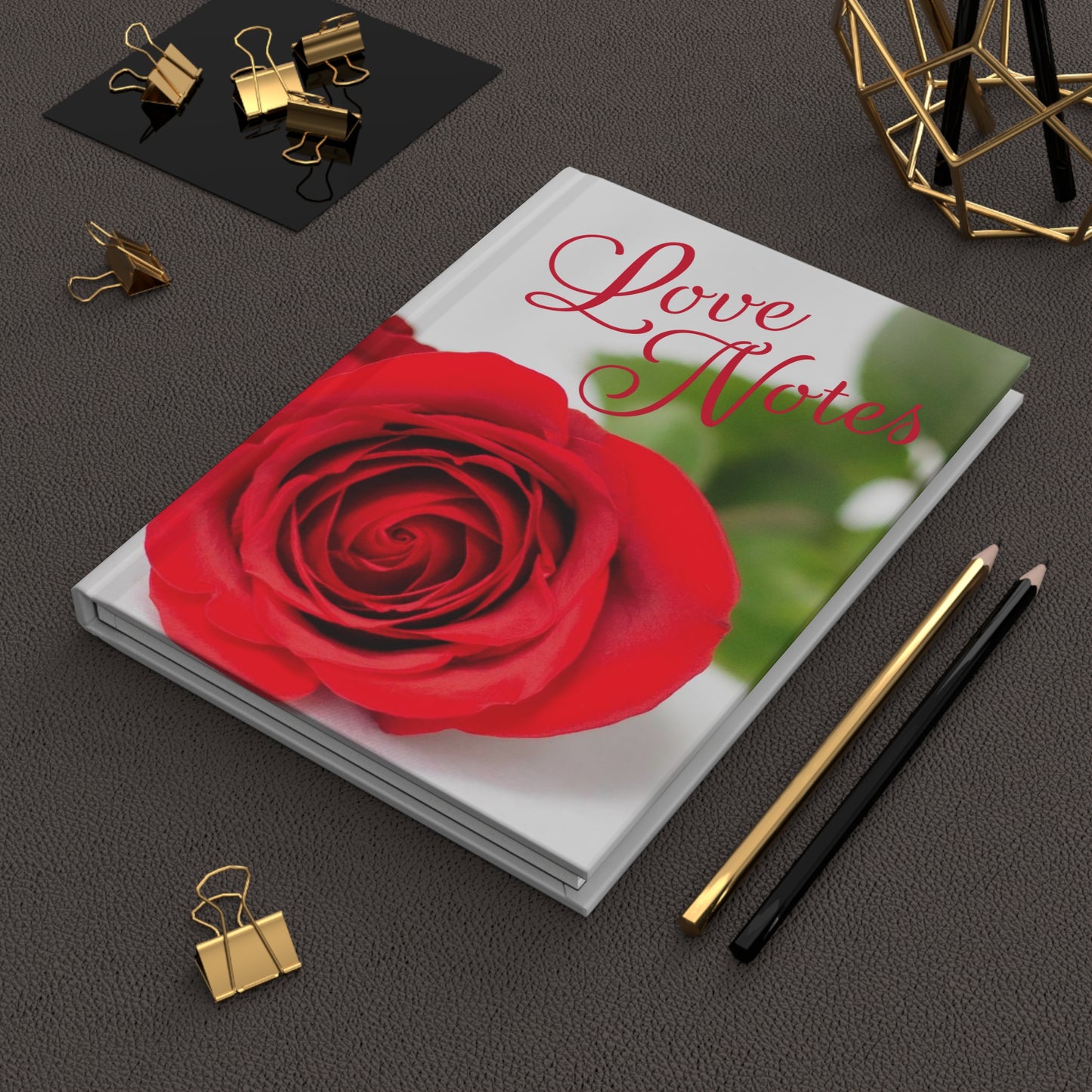 LoveNotes Red Rose Floral Journal