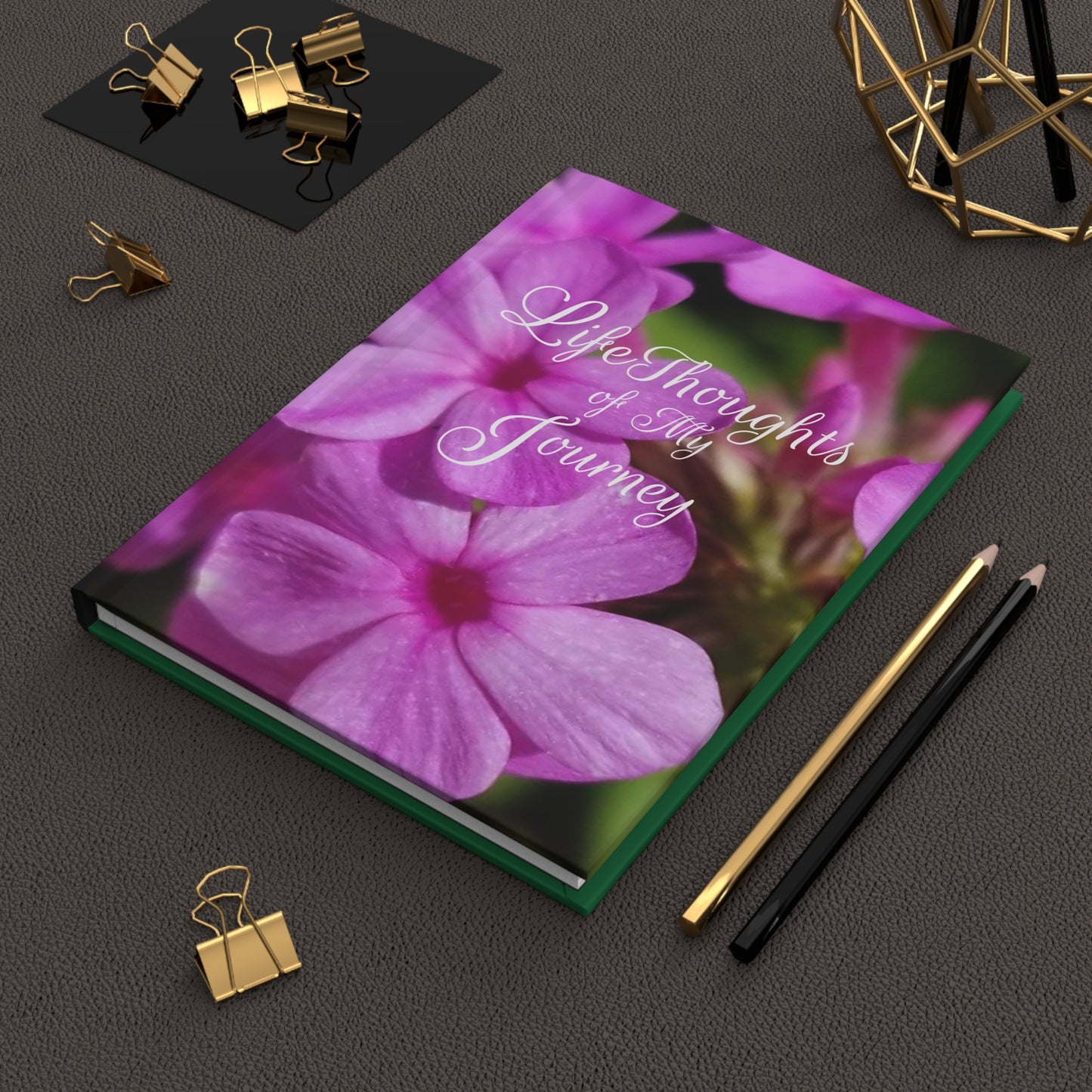 LifeThoughts of My Journey Pink Floral Journal