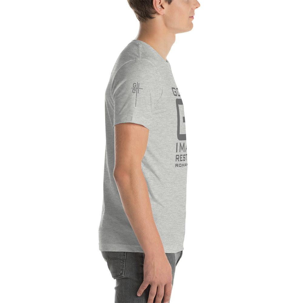 GI 8:29 (God's Image Restored) Tee - White/Gray/Ash