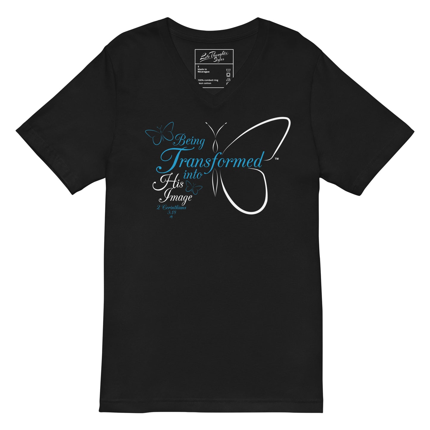 Transformed Butterfly Tee 2 Cor. 3:18
