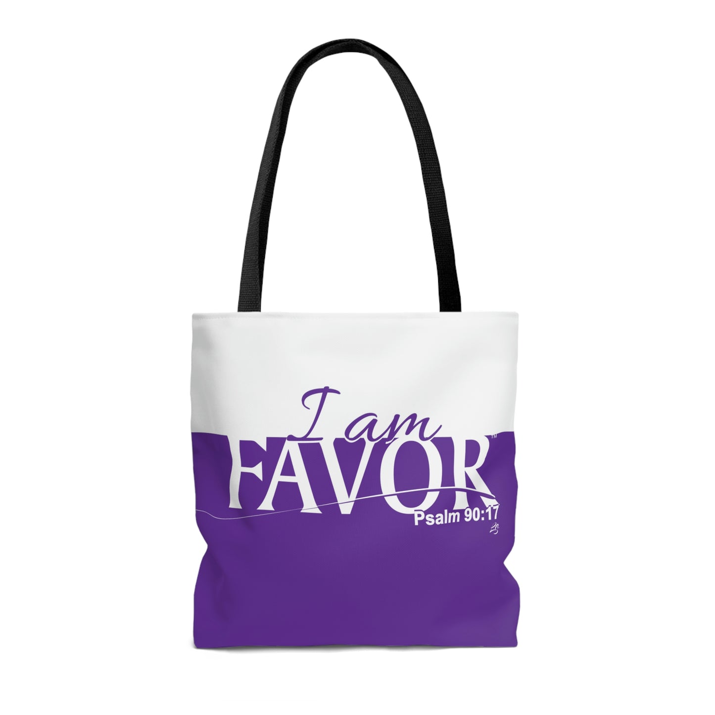 I am FAVOR Tote Bag (PURPLE)