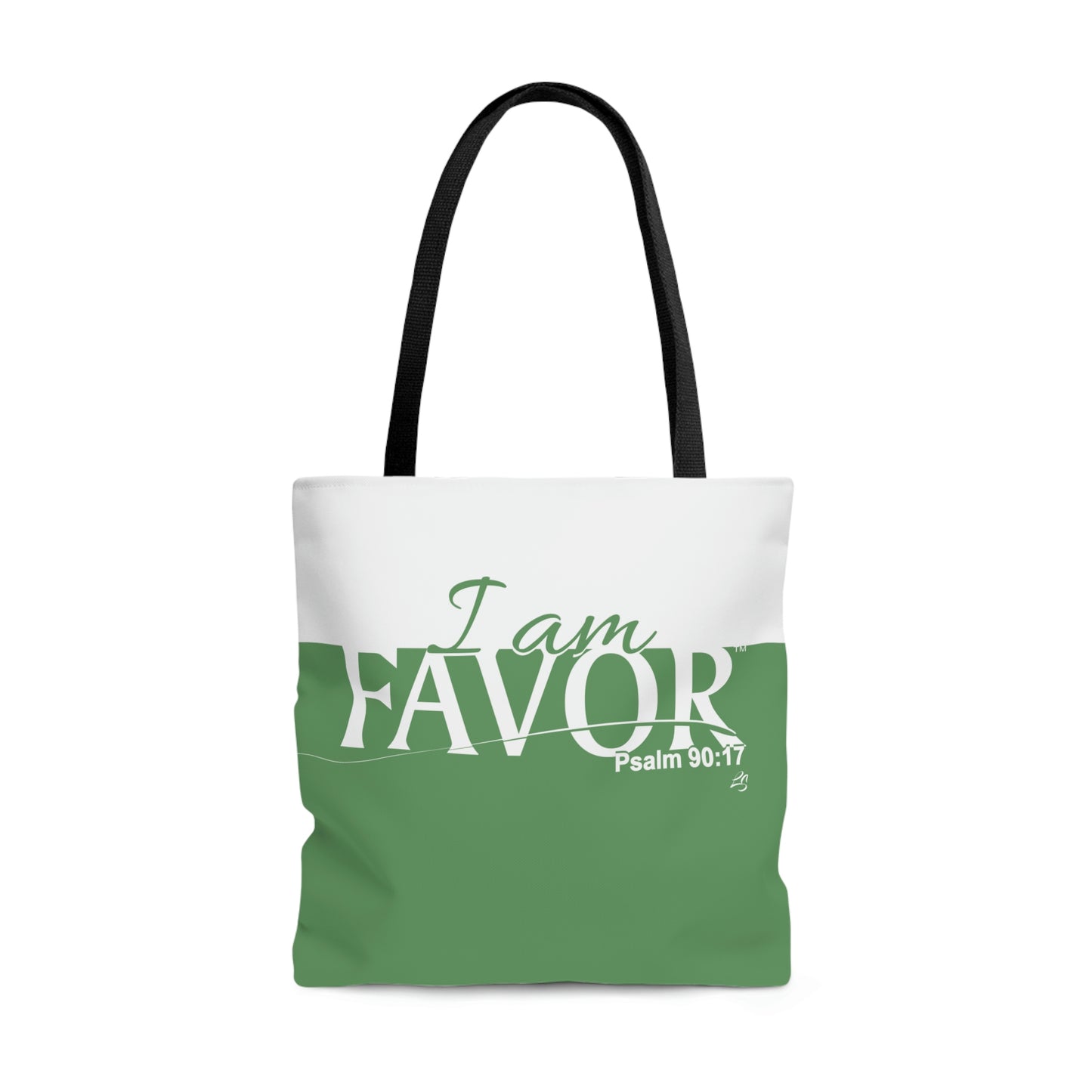 I am FAVOR Tote Bag (GREEN)