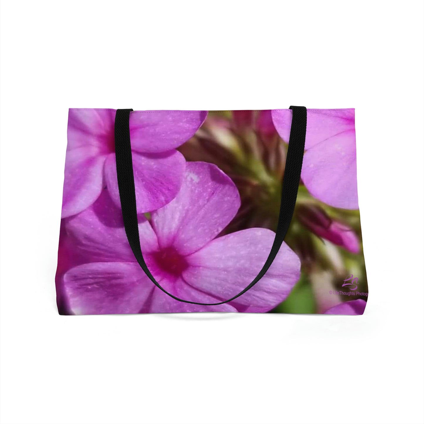 Pink Floral Weekender Tote