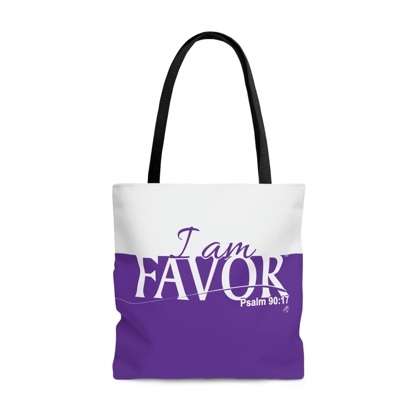 I am FAVOR Tote Bag (PURPLE)