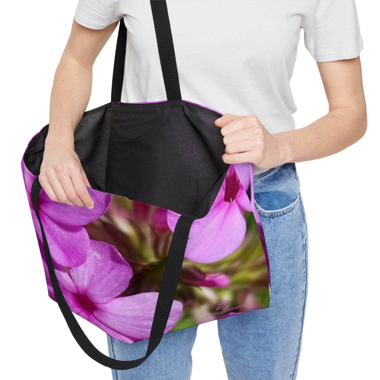 Pink Floral Weekender Tote