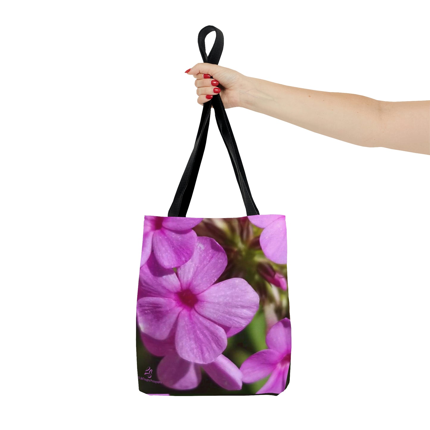Pink Floral Tote Bag