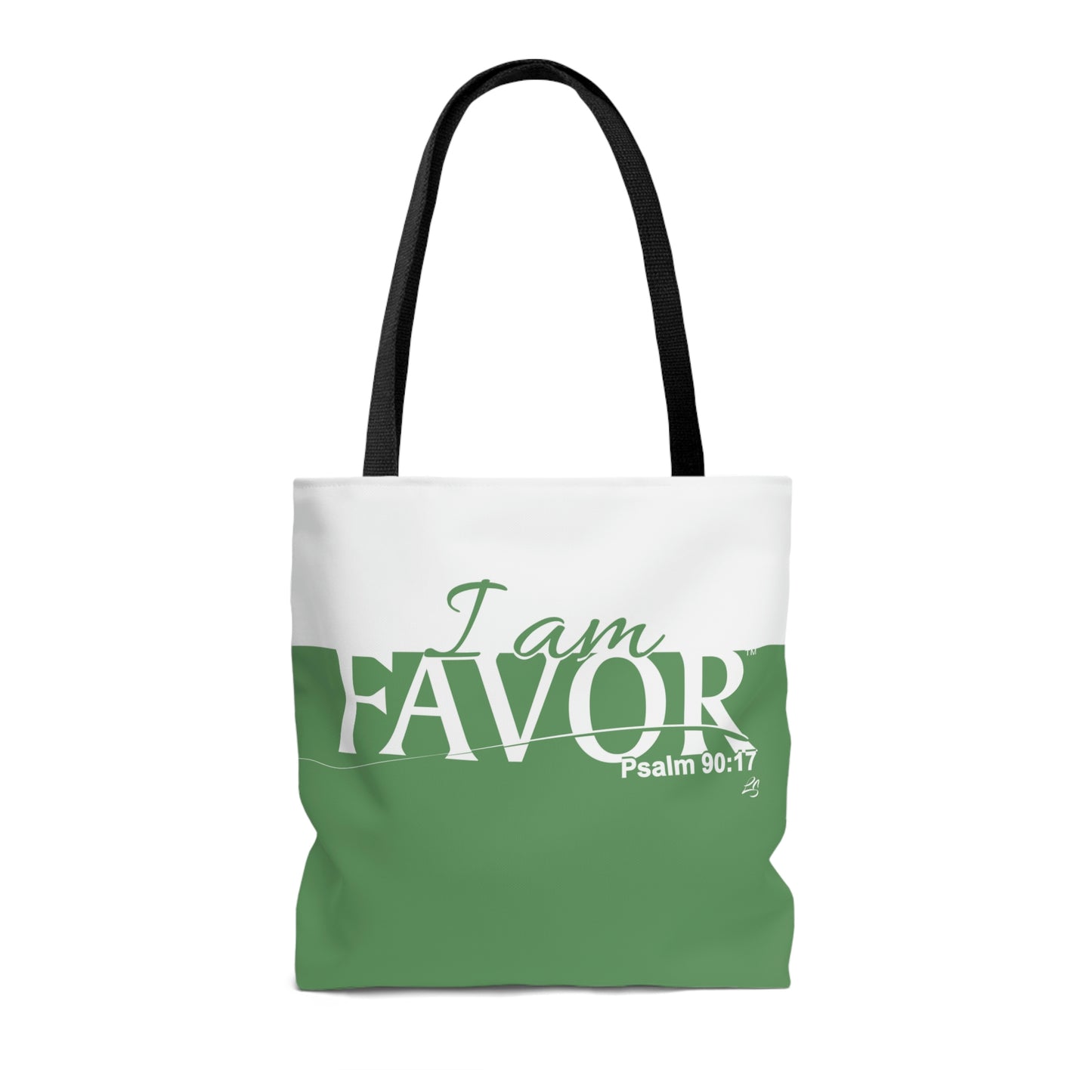 I am FAVOR Tote Bag (GREEN)