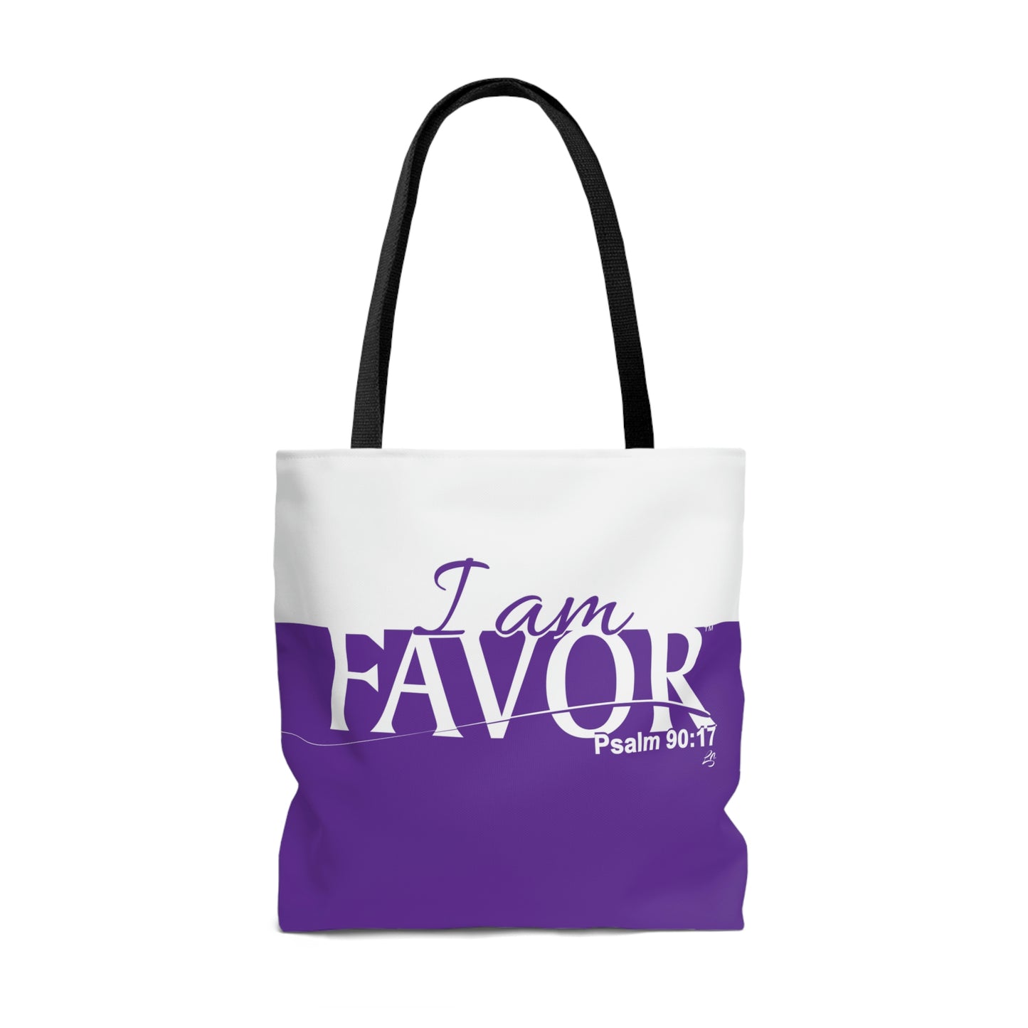 I am FAVOR Tote Bag (PURPLE)