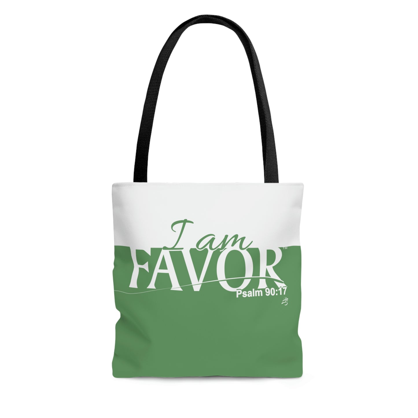 I am FAVOR Tote Bag (GREEN)