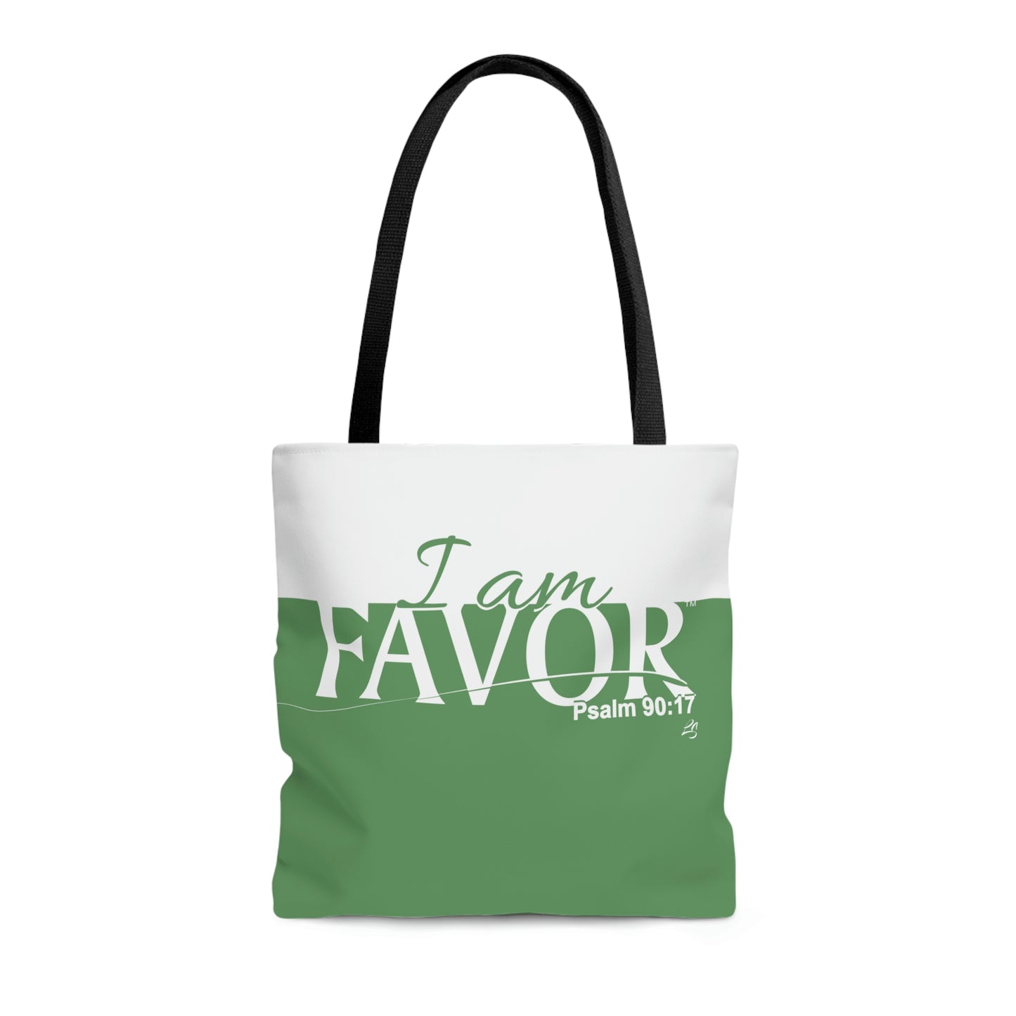 I am FAVOR Tote Bag (GREEN)