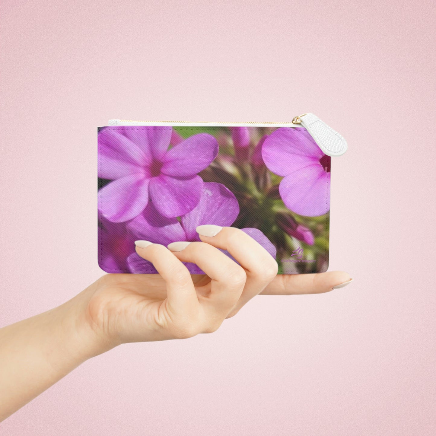 Pink Floral MINI Clutch Bag