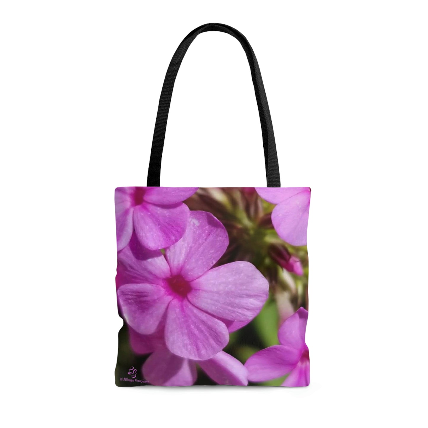 Pink Floral Tote Bag
