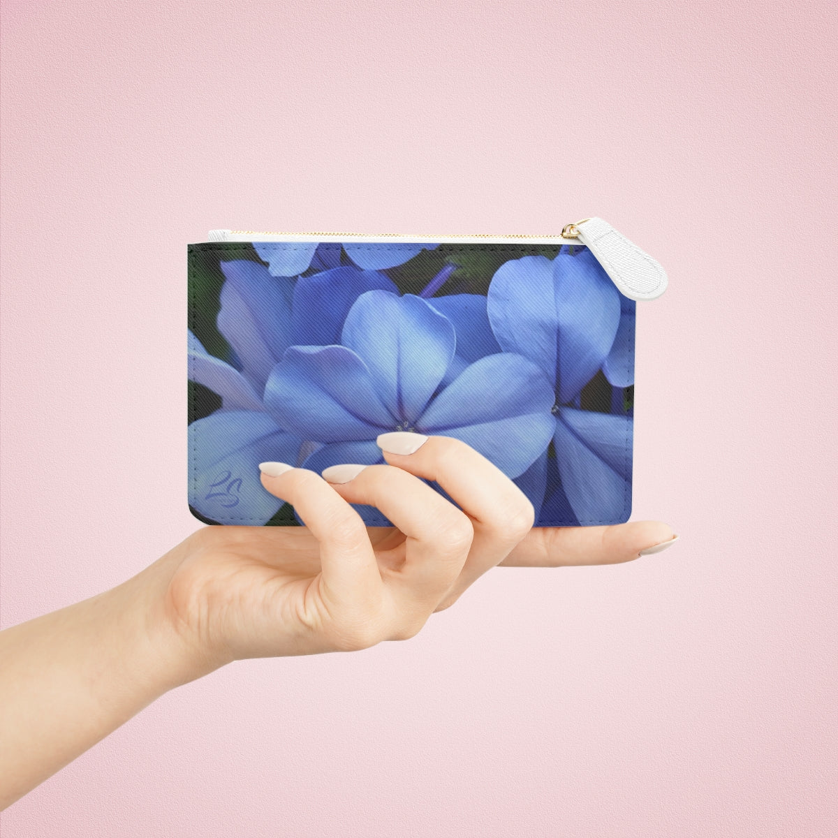 Blue Floral MINI Clutch Bag