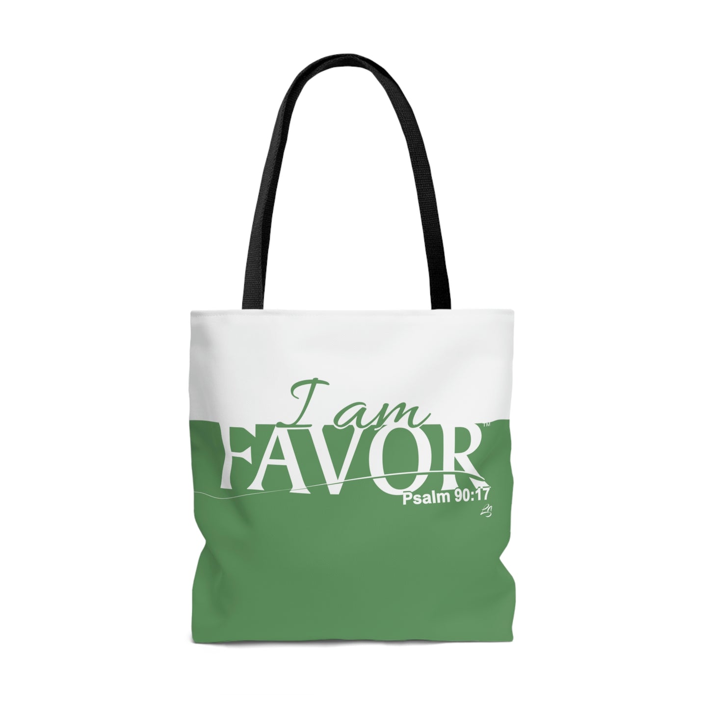I am FAVOR Tote Bag (GREEN)