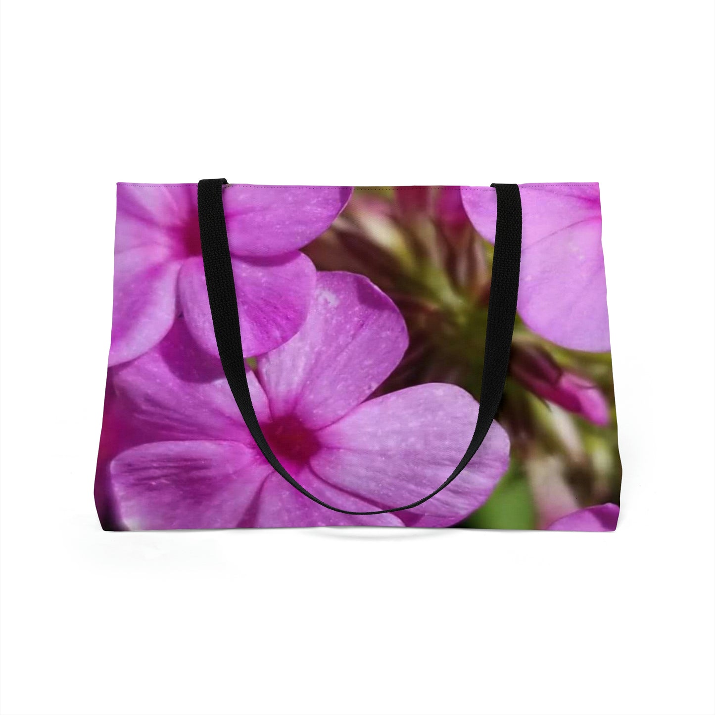 Pink Floral Weekender Tote