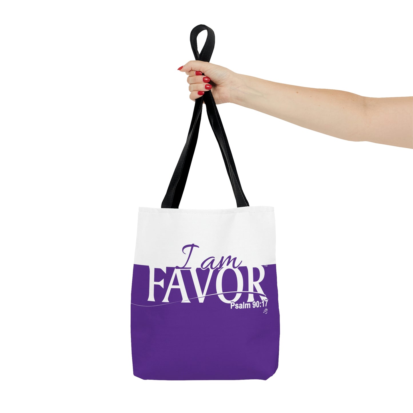 I am FAVOR Tote Bag (PURPLE)