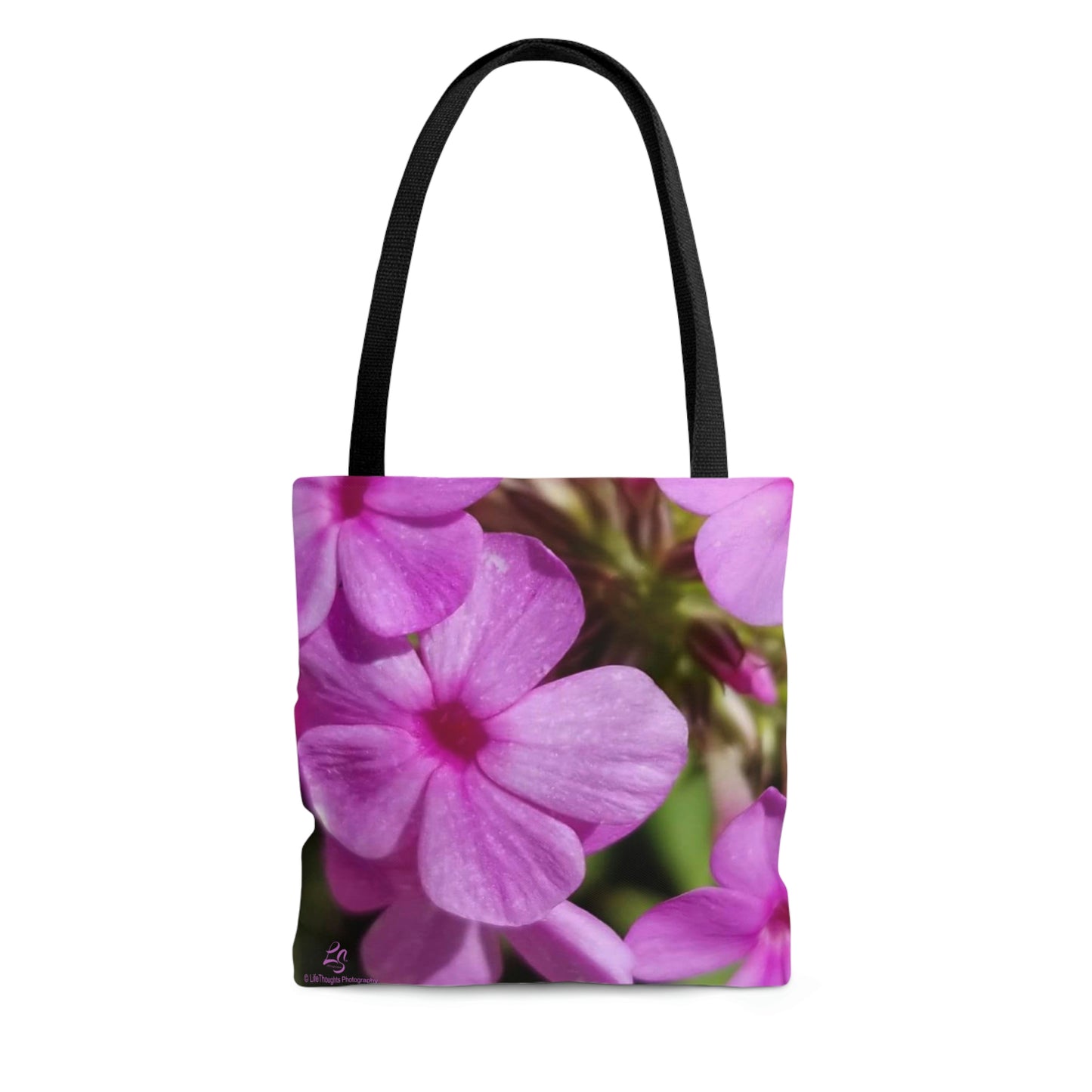 Pink Floral Tote Bag