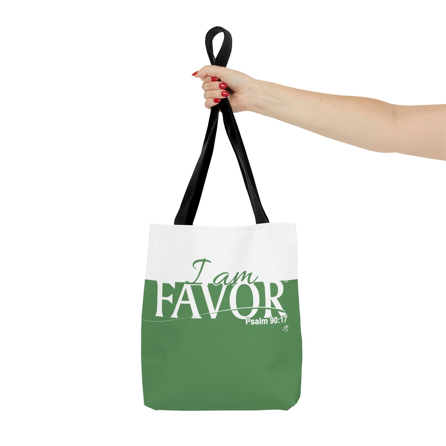 I am FAVOR Tote Bag (GREEN)