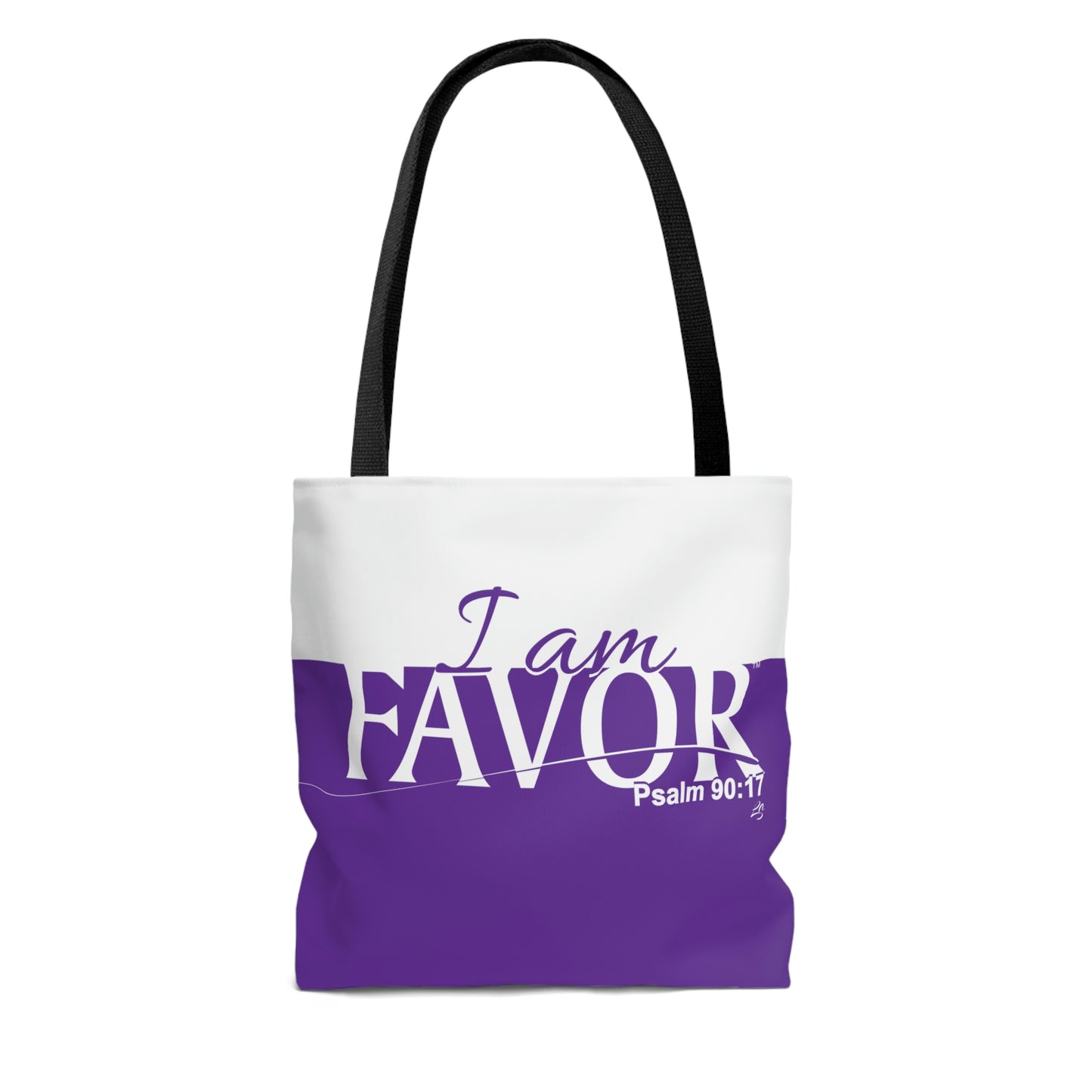 I am FAVOR Tote Bag (PURPLE)