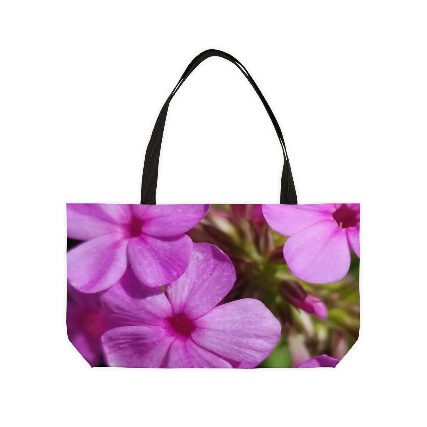 Pink Floral Weekender Tote