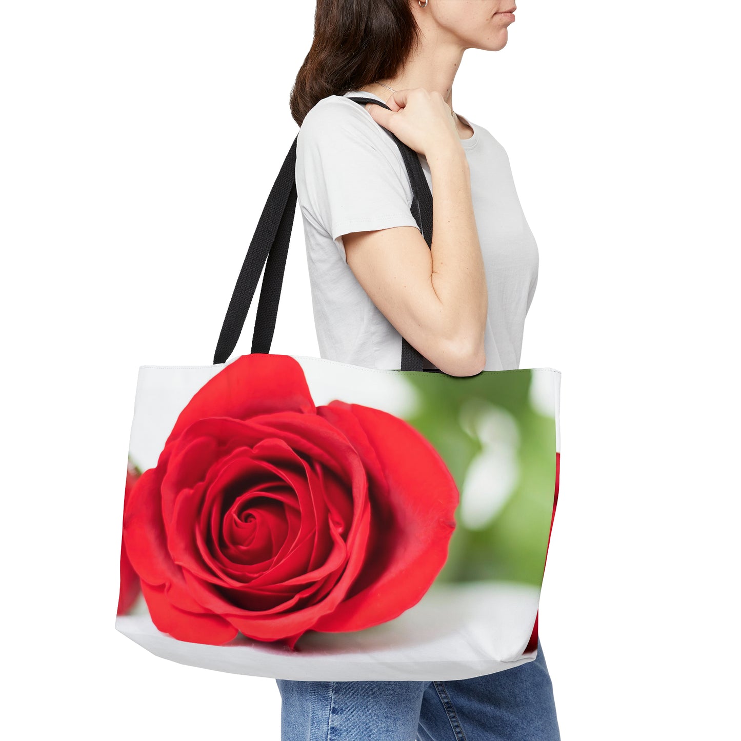 Red Rose Weekender Tote