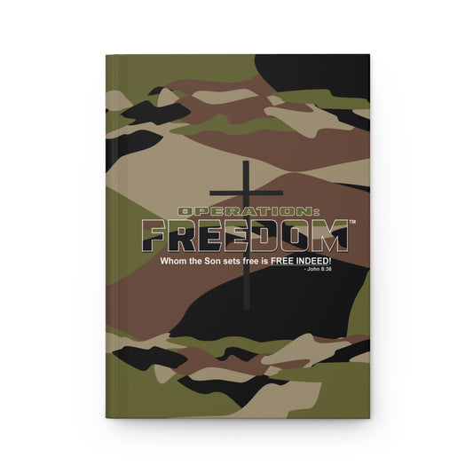 FREEDOM John 8:36 FULL CAMO Journal