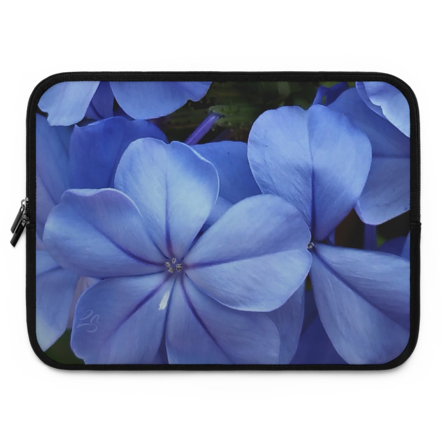 Blue Floral Laptop Sleeve