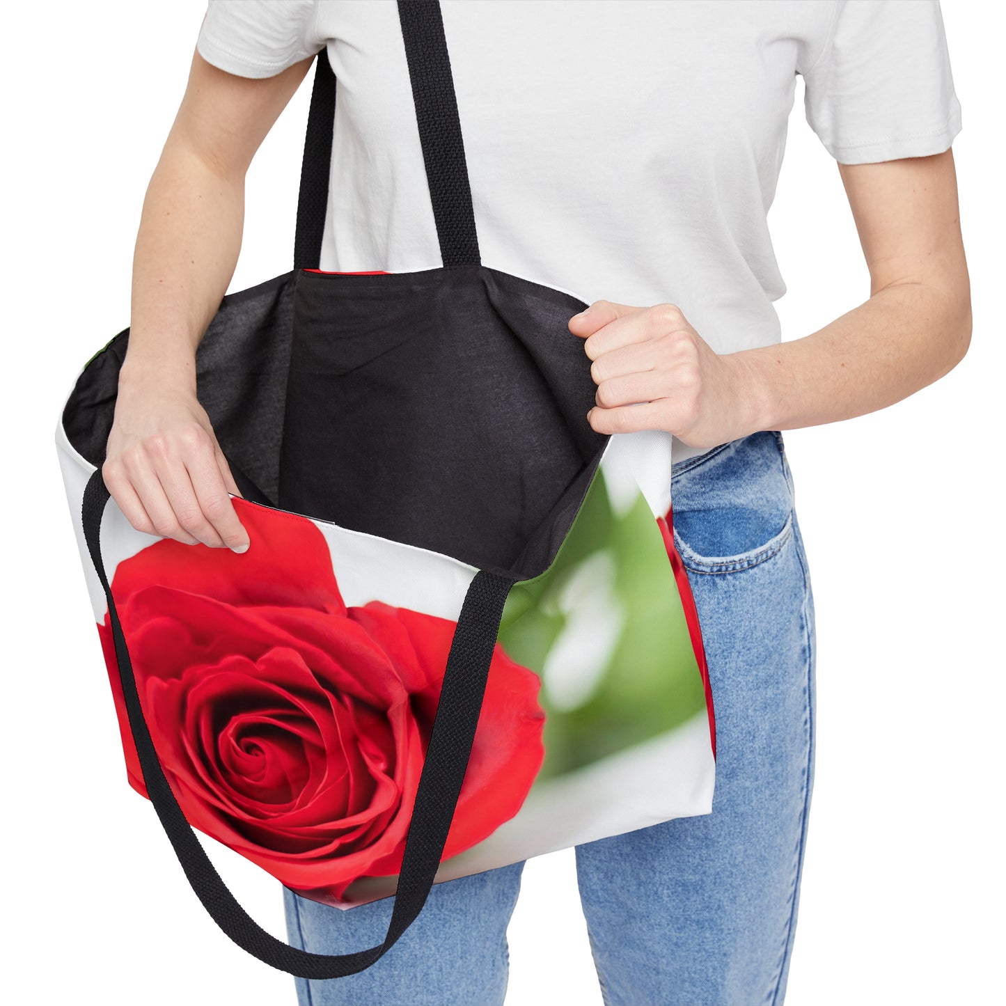 Red Rose Weekender Tote