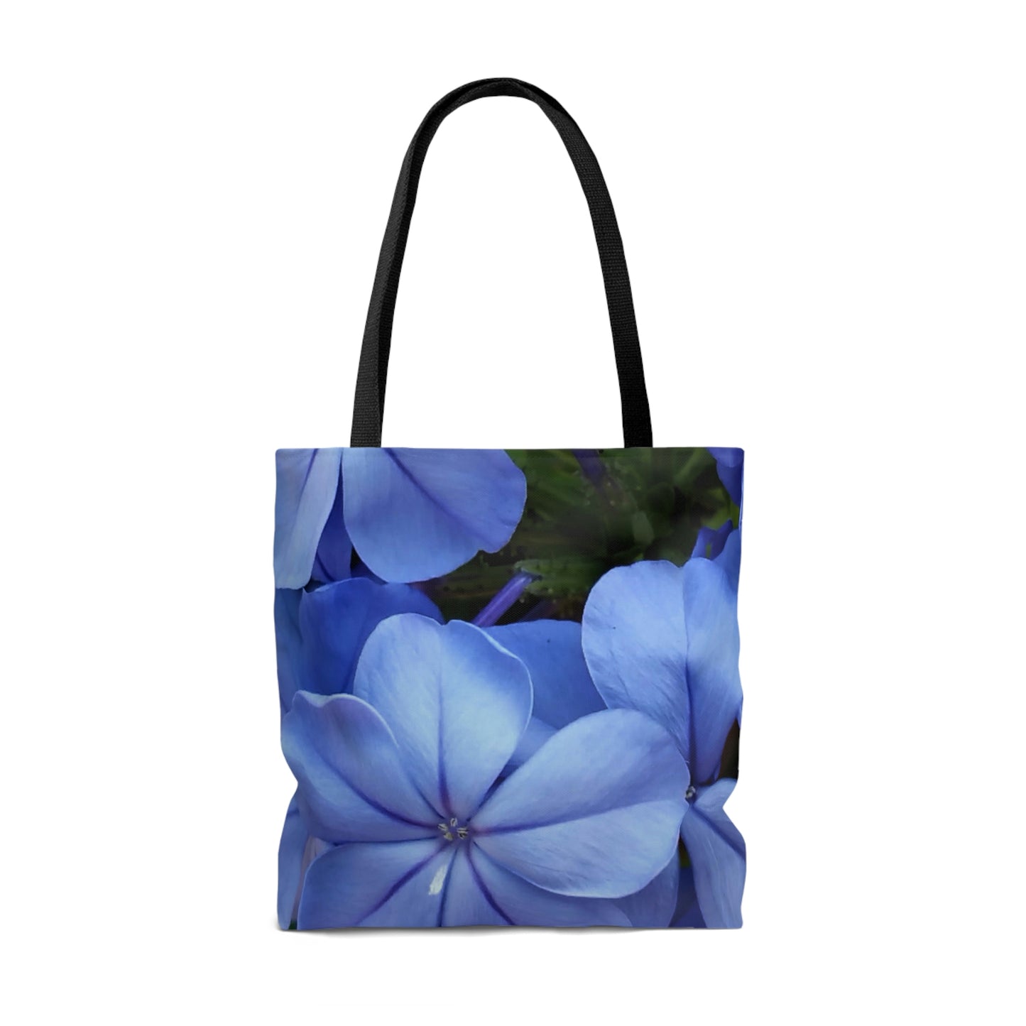 Blue Floral Tote Bag