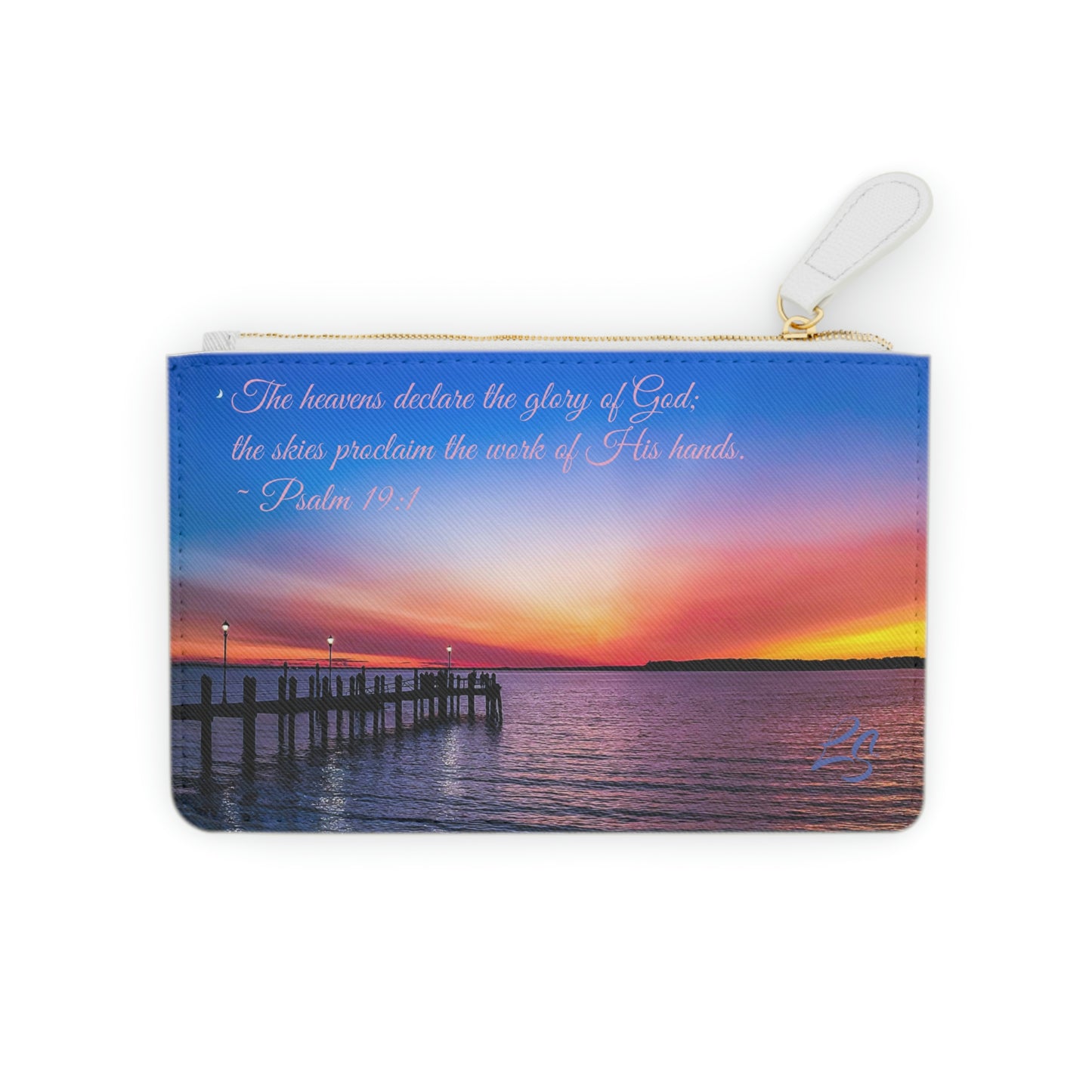 Psalm 19:1 Sunset MINI Clutch Bag