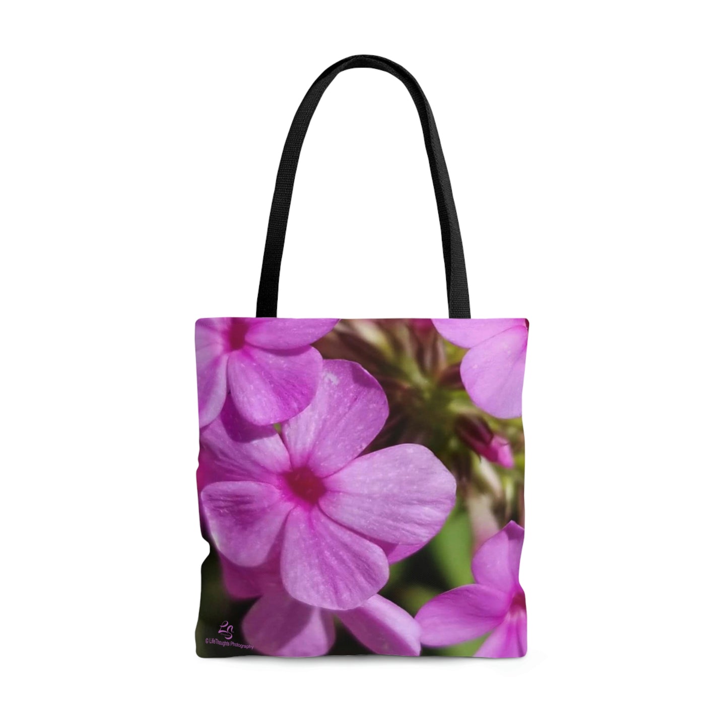 Pink Floral Tote Bag