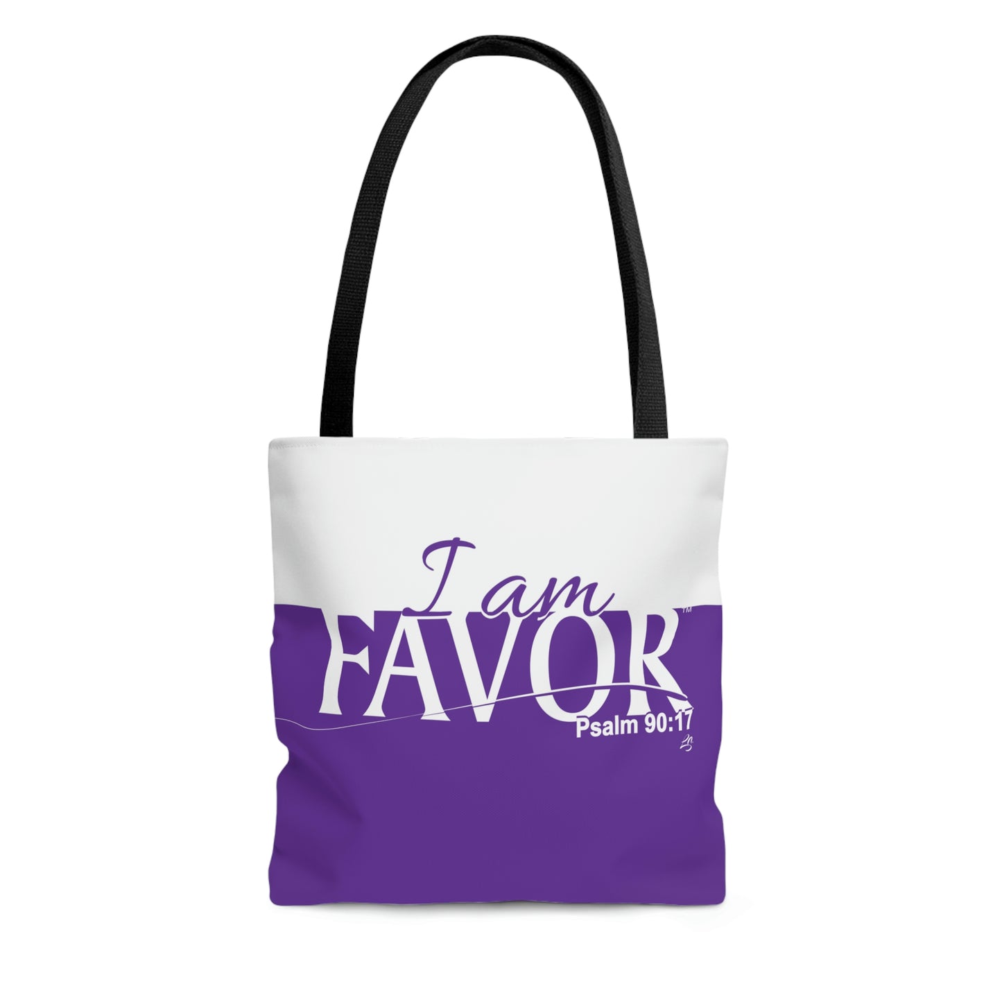 I am FAVOR Tote Bag (PURPLE)
